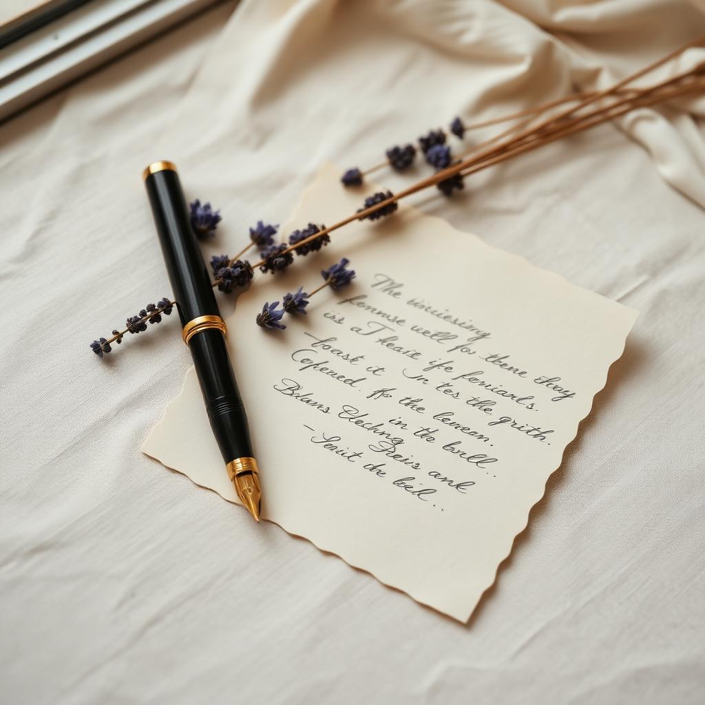 Plume, encre et manuscrit
